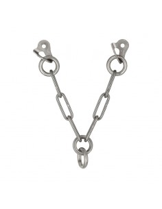 reunión en v con doble anilla inox. a316l d10 - fixe 2