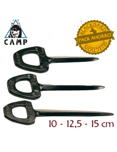 juego de 3 pitones universal (10cm+12,5cm+15cm) - camp