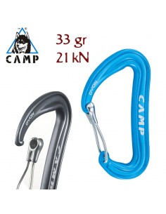 dyon (light blue) - mosquetón superligero con anti-enganche - camp