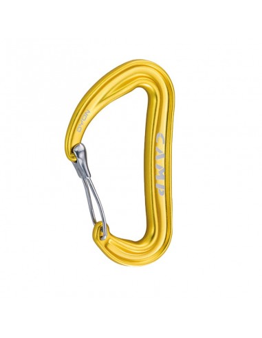 dyon (yellow) - mosquetón superligero con anti-enganche - camp