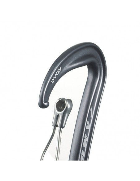 dyon (titanium) - mosquetón superligero con anti-enganche - camp