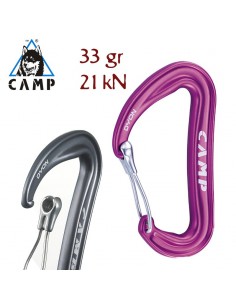 dyon (purple) - mosquetón superligero con anti-enganche - camp