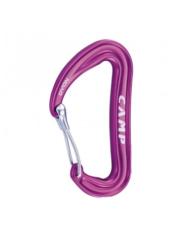 dyon (purple) - mosquetón superligero con anti-enganche - camp
