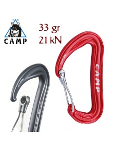 dyon (red) - mosquetón superligero con anti-enganche - camp