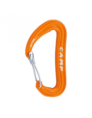 dyon (orange) - mosquetón superligero con anti-enganche - camp