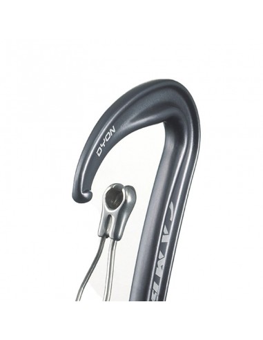 dyon (orange) - mosquetón superligero con anti-enganche - camp