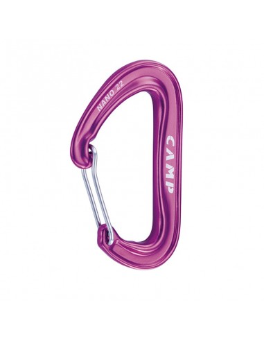 nano 22 (purple) - mosquetón pequeño y ultraligero - camp