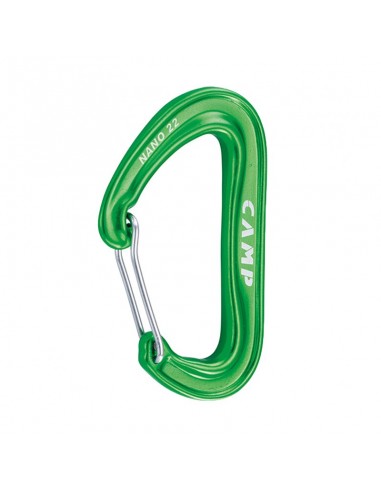 nano 22 (green) - mosquetón pequeño y ultraligero - camp