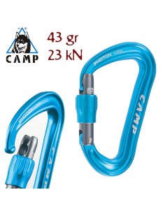 photon lock (blue) - mosquetón asimétrico rosca - camp