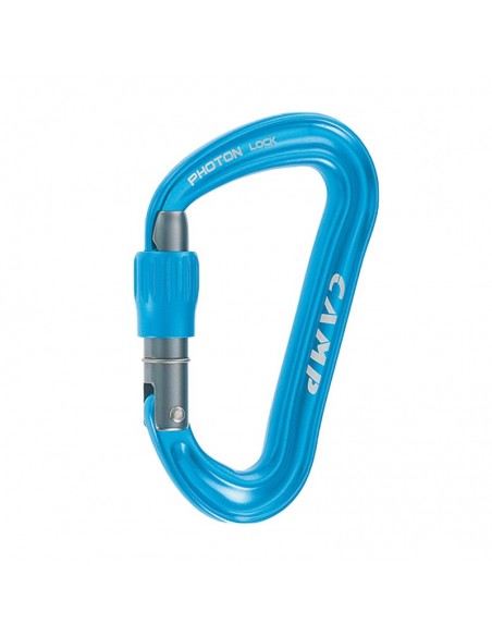 photon lock (blue) - mosquetón asimétrico rosca - camp