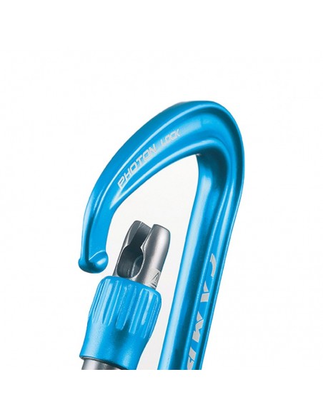 photon lock (blue) - mosquetón asimétrico rosca - camp