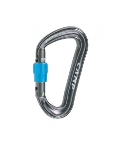 photon lock (gun metal) - mosquetón asimétrico rosca - camp 2