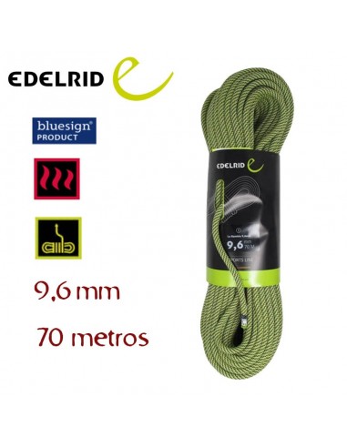 la rambla 9,6 mm (70m) - cuerda dinámica para escalada deportiva - edelrid