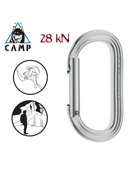 oval xl - mosquetón ovalado - camp