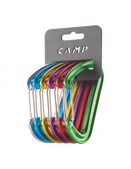 photon wire pack - pack de 6 mosquetones - camp