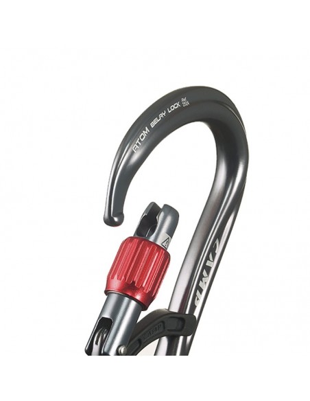 atom belay lock (gun metal) - mosquetón hms con rosca - camp