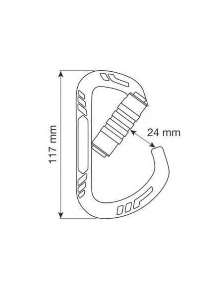guide xl 3lock - mosquetón triple lock - camp