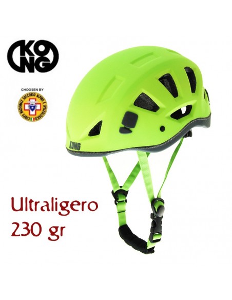 leef verde - casco de escalada ligero (talla única) - kong