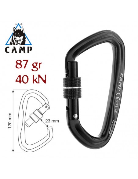 atlas lock - mosquetón de rosca - camp