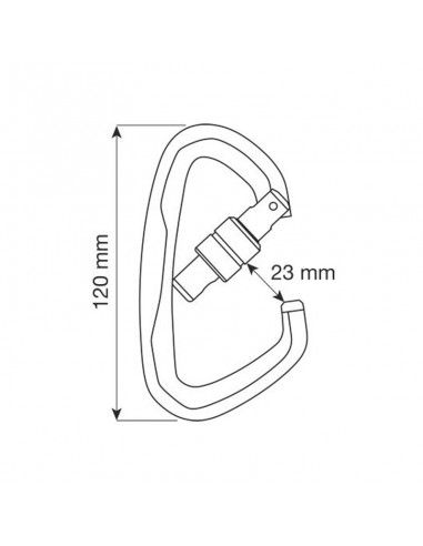 atlas lock - mosquetón de rosca - camp