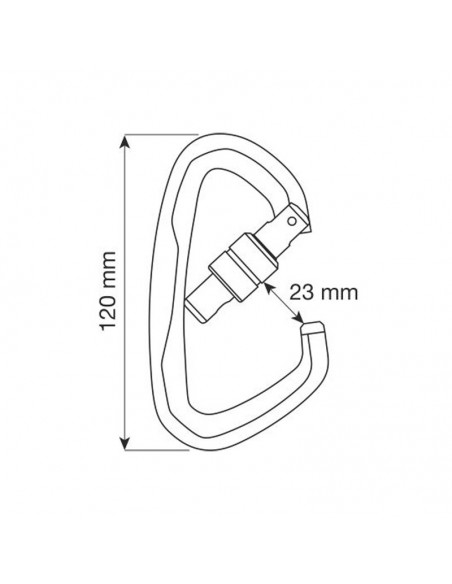 atlas lock - mosquetón de rosca - camp
