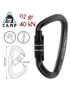 atlas 2lock - mosquetón automático - camp