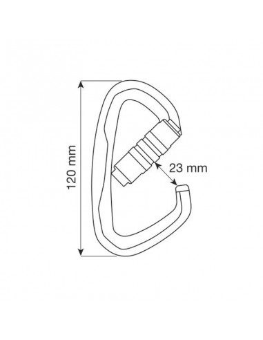 atlas 2lock - mosquetón automático - camp