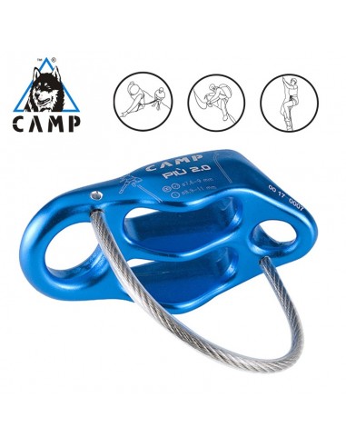 piu 2.0 - light blue - asegurador descensor - camp