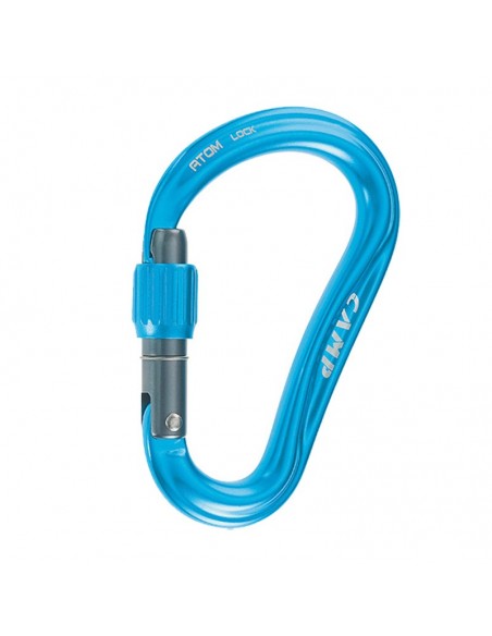 atom lock (blue) - mosquetón hms de rosca - camp