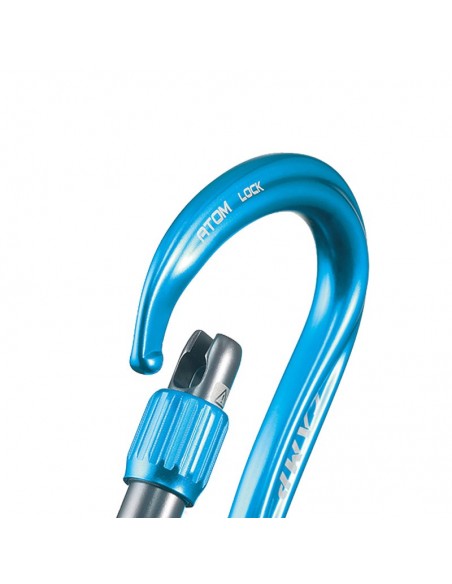 atom lock (blue) - mosquetón hms de rosca - camp