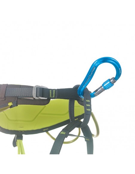 atom lock (green) - mosquetón hms de rosca - camp