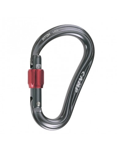 atom lock (gun metal) - mosquetón hms de rosca - camp