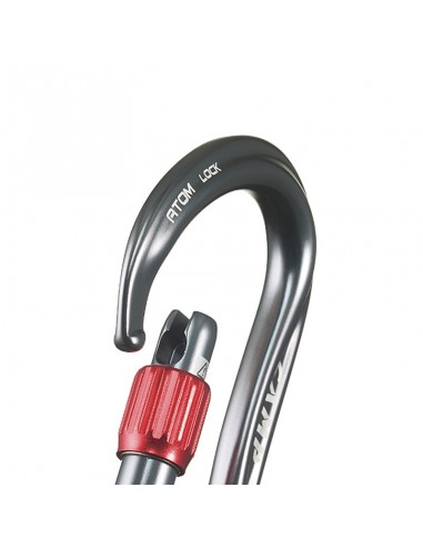 atom lock (gun metal) - mosquetón hms de rosca - camp