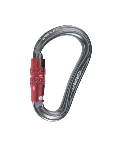 atom 2lock (gun metal) - mosquetón hms - camp