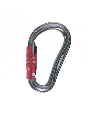 atom 3lock (gun metal) - mosquetón hms - camp
