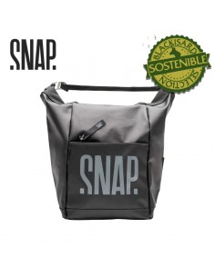 big chalk bag (light black) - bolsa de magnesio para boulder - snap
