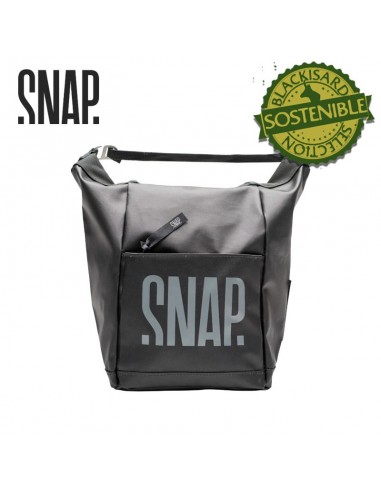big chalk bag (light black) - bolsa de magnesio para boulder - snap