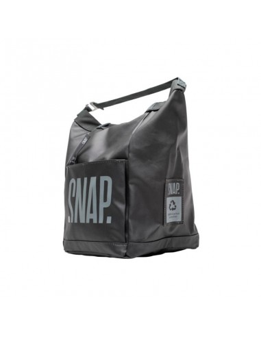 big chalk bag (light black) - bolsa de magnesio para boulder - snap