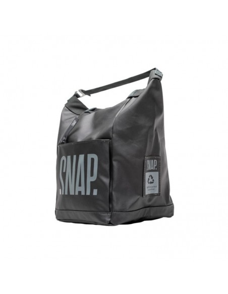big chalk bag (light black) - bolsa de magnesio para boulder - snap