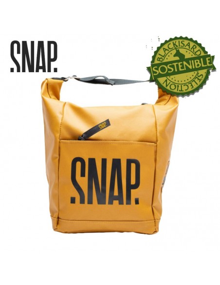 big chalk bag (curry) - bolsa de magnesio para boulder - snap
