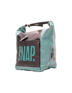 big chalk bag (green / light black) - bolsa de magnesio para boulder - snap 2