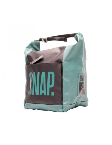 big chalk bag (green / light black) - bolsa de magnesio para boulder - snap