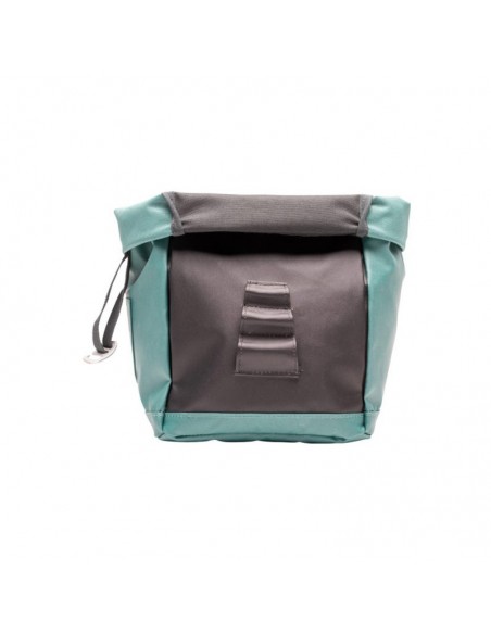 big chalk bag (green / light black) - bolsa de magnesio para boulder - snap