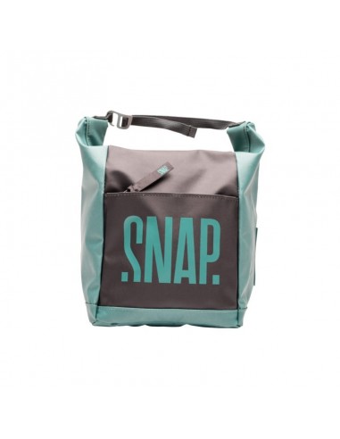 big chalk bag (green / light black) - bolsa de magnesio para boulder - snap