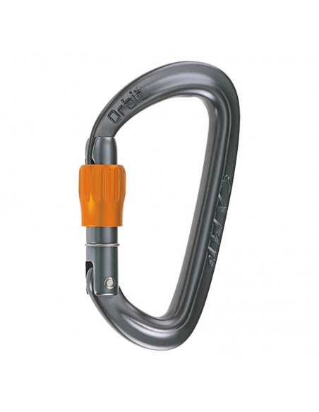 orbit lock (gun metal) - mosquetón de rosca - camp