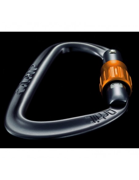 orbit lock (gun metal) - mosquetón de rosca - camp