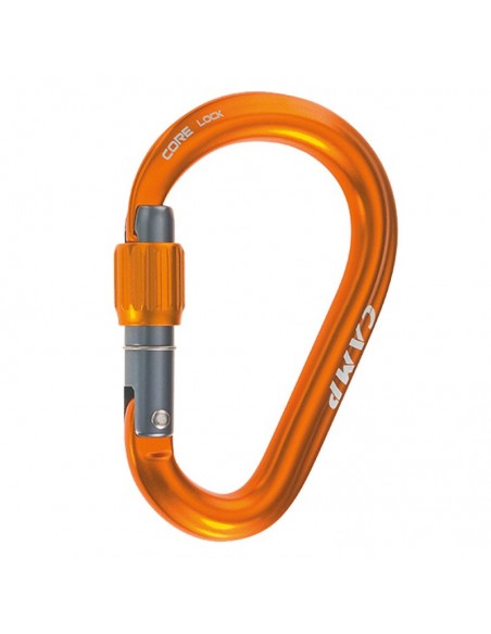 core lock (orange) - mosquetón hms rosca - camp