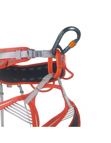 core belay lock - gun metal - mosquetón hms rosca con gatillo - camp