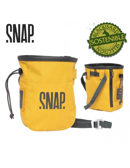 chalck pocket zip (curry) - bolsa de magnesio - snap