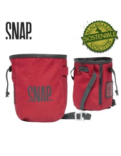 chalk pocket zip (burgundi) - bolsa de magnesio - snap